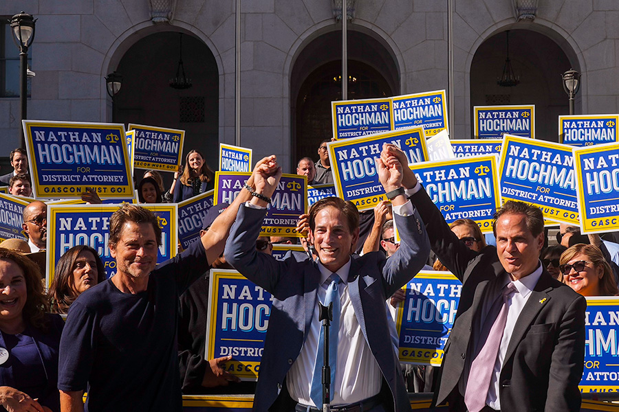 Rob Lowe and Nathan Hochman